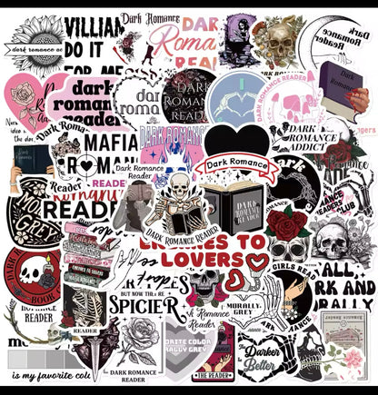 Dark Romance 5 Pc STICKERS - Random Pack