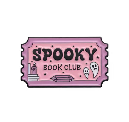 Spooky Book Club - Lapel Pin